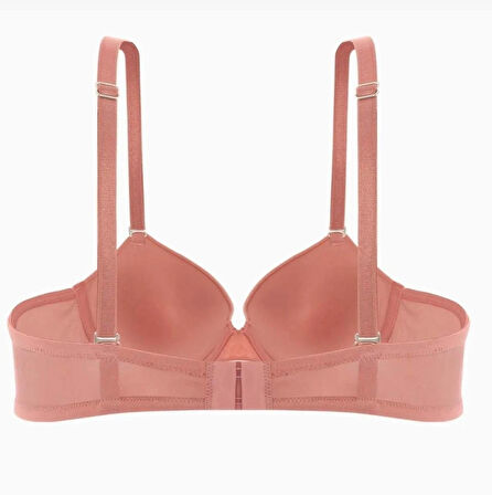 Tak Çıkar Askılı Mikro Sütyen Soft Push Up, Yarı Dolgulu