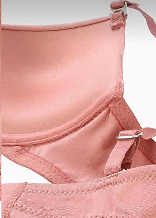 Tak Çıkar Askılı Mikro Sütyen Soft Push Up, Yarı Dolgulu