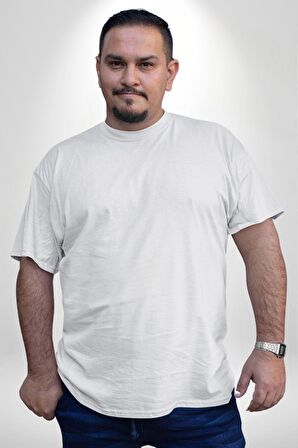 Beyaz Ve Beyaz Yılan Büyük Beden Beyaz Tişört Kadın Erkek Ünisex Sırt Baskılı