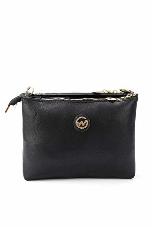 Bambi Siyah  Kadın Postaci Çanta C06174110109