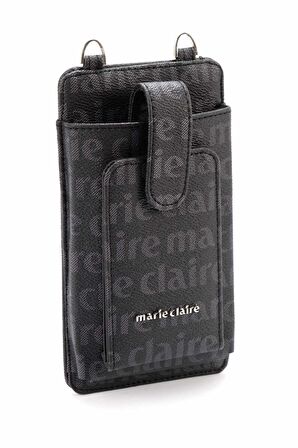 Siyah Baskı Detaylı  Kadın Postacı Çanta C06324657510