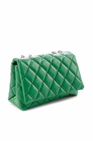 Bambi Yesil  Kadın Postaci Çanta C06554220109
