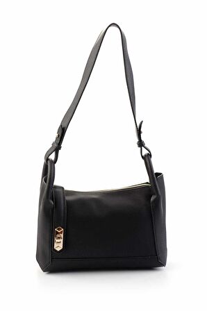 Siyah  Kadın Postacı Çanta C06619623309