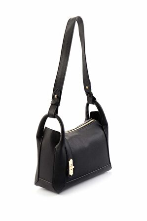 Siyah  Kadın Postacı Çanta C06619623309