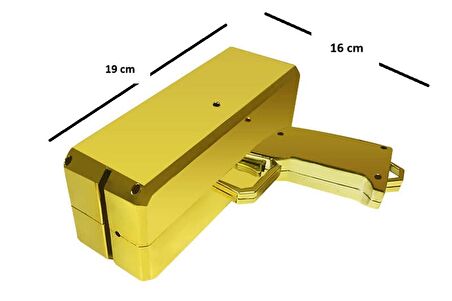 Super Money Gun Para Saçma Tabancası GOLD