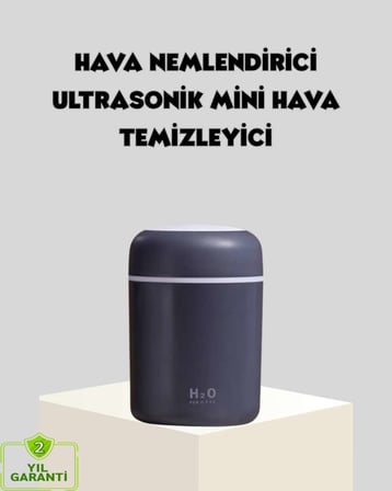 LED Işıklı USB Nemlendirici – Sürekli ve Aralıklı Püskürtme Modu