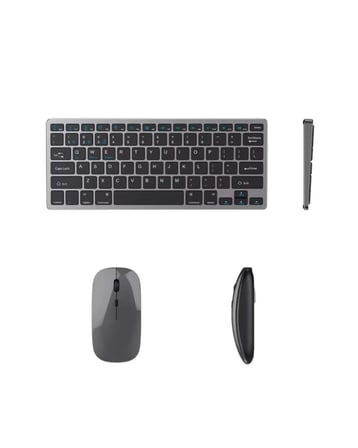 Kablosuz Bluetooth Klavye Mouse Seti Şarjlı Tablet Laptop Uyumlu