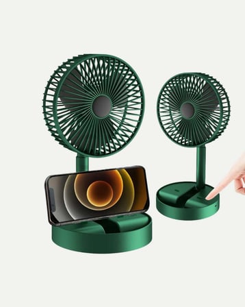Taşınabilir Katlanabilir Mini Fan 3 Kademeli Şarj Edilebilir