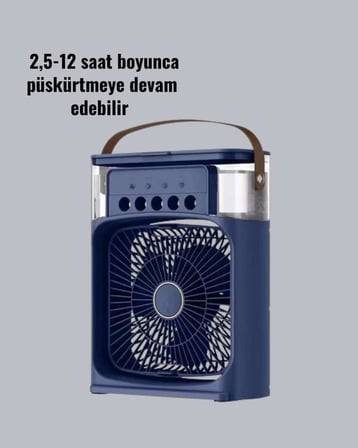 Enerji Tasarruflu Sessiz Çalışan Taşınabilir Soğutma Fanı