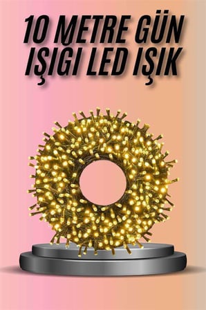 Dekoratif Aydınlatma Ampüllü 10 Metre Gün Işığı Şerit Led