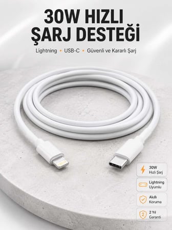 IOS Tüm Serilerle Uyumlu 30W Hızlı Şarj Aleti 11 12 13 14/Pro Max Mini Plus