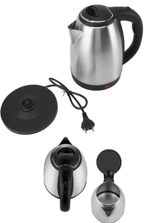 Elektrikli Paslanmaz Çelik Su İsıtcı Çelik Kettle 1.8 Lt. Uzun Ömürlü
