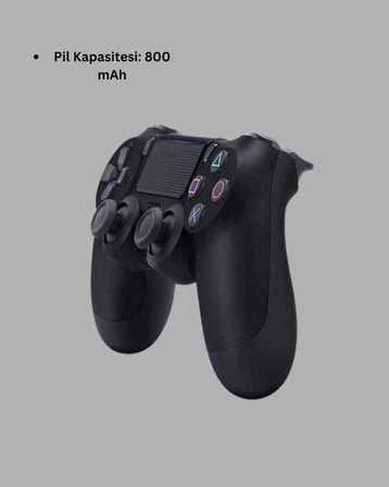 PS4 Uyumlu Kablosuz Oyun Kolu – Gerçekçi Titreşimli Geri Bildirim Yeni Nesil
