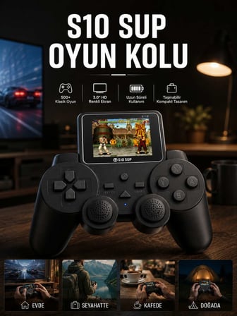 S10 Sup 520 Oyunlu Gamepad TV Uyumlu Gamepad