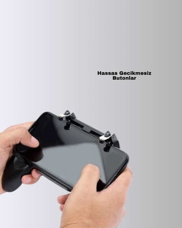 Mobil Oyunlar İçin Joystickli Ergonomik Gamepad Kontrol Cihazı