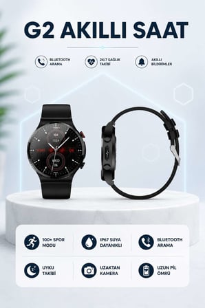 G42 AKILLI SAAT IOS ve ANDROİD CİHAZLARLA UYUMLU