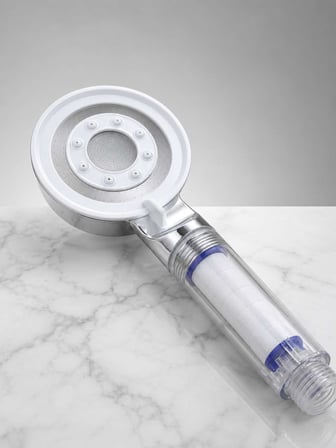 Mineral Taşlı Filtreli Duş Başlığı Güçlü Su Basınçlı Banyo Başlığı