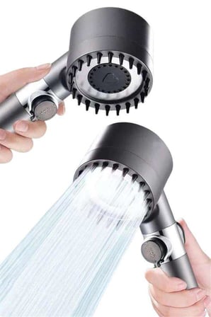 Yeni Nesil Duş Başlığı Paslanmaz Çelik Etkili Ergonomik Tasarım Su Basınçlı