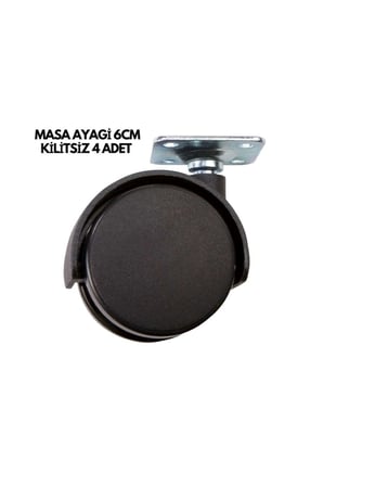 MASA AYAĞI 6CM KİLİTSİZ 4 ADET