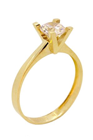 Cigold Tektaş Yüzük 14 Ayar Altın 1,57 Gr OA-C11501028663