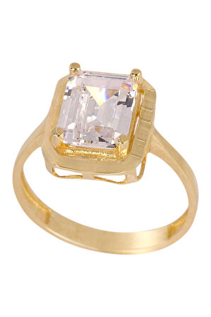 Cigold Taşlı Yüzük 14 Ayar Altın 2.68 Gr OA-C11501029004