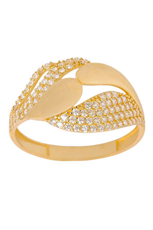 Cigold Taşlı Yüzük 14 Ayar Altın 2.17 Gr OA-C11801029144