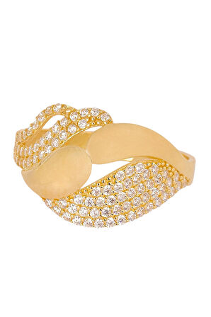 Cigold Taşlı Yüzük 14 Ayar Altın 2.17 Gr OA-C11801029144