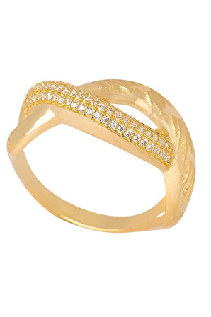 Cigold Taşlı Yüzük 14 Ayar Altın 3.65 Gr OA-C12101029142