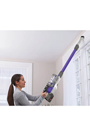 36V Kablosuz Dikey Süpürge Pet Başlıklı, Mor