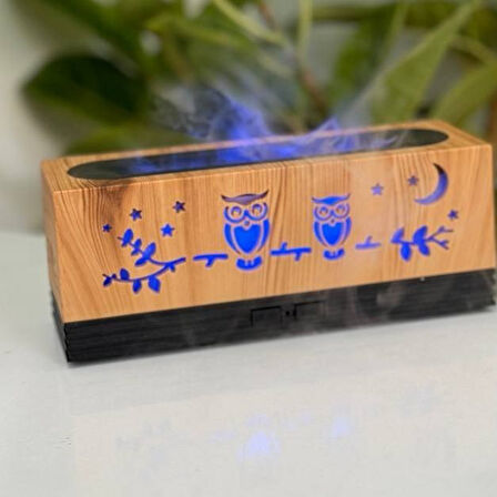 Sevimli Baykuş Desenli Difüzör Aroma Terapi