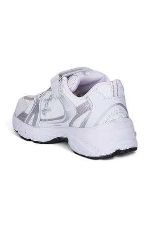 Günlük Unisex Çocuk Spor Ayakkabı Cırtlı Lastik Bağcık Desenli Rahat Hafif Taban Sneaker 180C