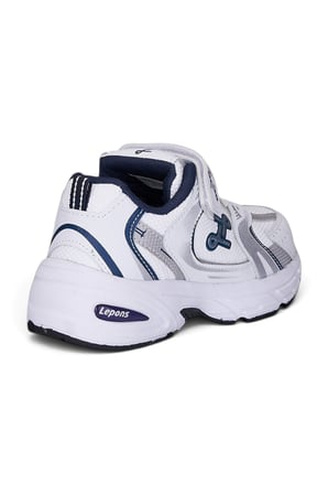 Günlük Unisex Çocuk Spor Ayakkabı Cırtlı Lastik Bağcık Desenli Rahat Hafif Taban Sneaker 180C