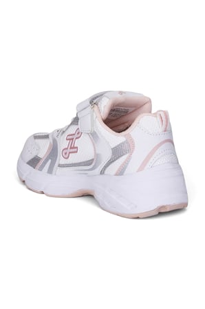 Günlük Unisex Çocuk Spor Ayakkabı Cırtlı Lastik Bağcık Desenli Rahat Hafif Taban Sneaker 180C