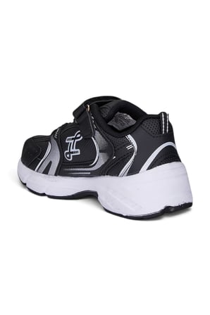 Günlük Unisex Çocuk Spor Ayakkabı Cırtlı Lastik Bağcık Desenli Rahat Hafif Taban Sneaker 180C