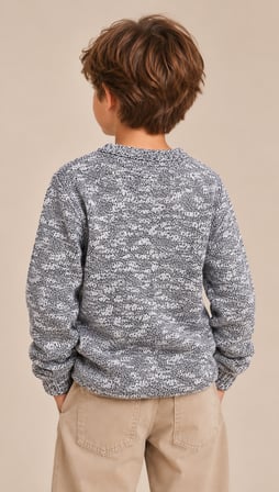 ALEXANDERGARDI ÇOCUK DESENLİ TRİKO KAZAK (C19-AG50374)