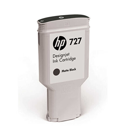 Hp C1Q12A (727) 300 ml Mat Siyah Orjinal DesignJet Kartuş