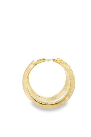 Cigold Taşsız Küpe 14 Ayar Altın 1.40 Gr OA-C1TB01029303