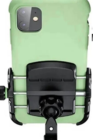 Bst3 Motosiklet Gidon Ve Ayna Bağlantılı Motor Ve Bisiklet Uyumlu Telefon Tutucu