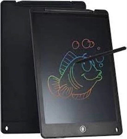 T12 Siyah Writing Tablet Lcd 12 Inç Dijital Kalemli Çizim Yazı Tahtası