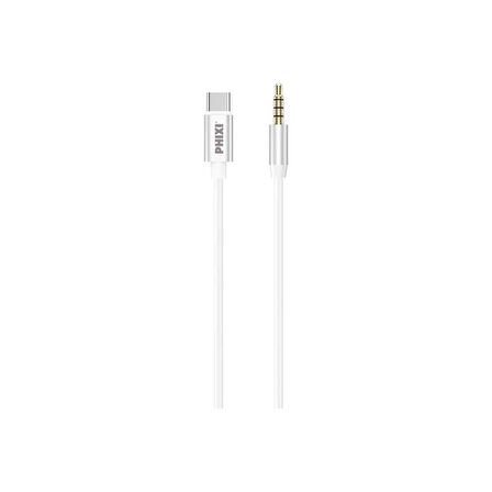 Basic Ca113 Metal Başlıklı 100cm Type-c To Aux Silikon Kablo