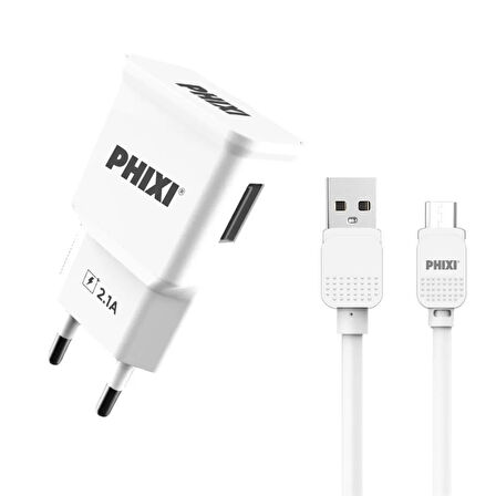 Pch201m Basic 2.1a Micro Usb Kablolu Şarj Cihazı