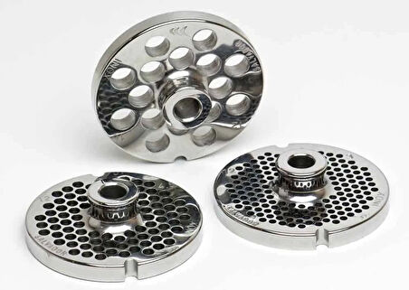 İnox Paslanmaz Kıyma Makinesi Aynası, Ağızı 12 No - 4 Mm