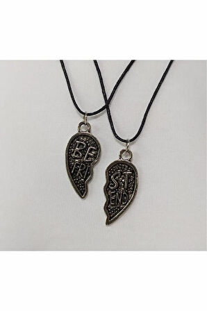 Best Friend 2li 2 En Iyi Arkadaş Deri İpli Kolye Arkadaşlık Kolyesi Arkadaşa Hediye