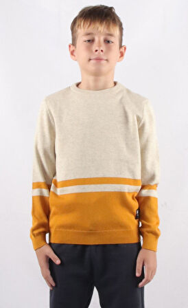 ALEXANDERGARDI BİSİKLET YAKA ÇOCUK TRİKO KAZAK (C21-18668)