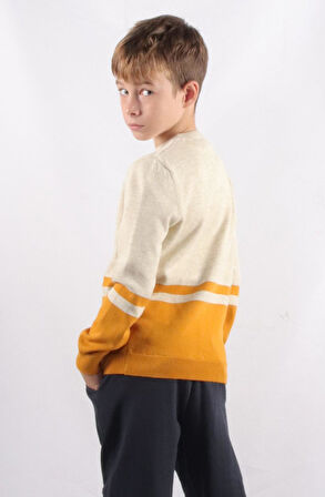 ALEXANDERGARDI BİSİKLET YAKA ÇOCUK TRİKO KAZAK (C21-18668)