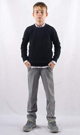 ALEXANDERGARDI BİSİKLET YAKA ÇOCUK TRİKO KAZAK (C20-18937)