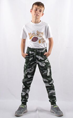 ALEXANDERGARDI KARGO CEPLİ KAMUFLAJ JOGGER PANTOLON (C21-72100)