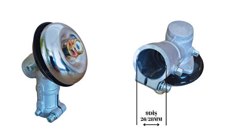 MOTORLU TIRPAN REDİKTÖR ÇİN 26/28MM 9 DİŞ VETA