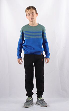 ALEXANDERGARDI BİSİKLET YAKA ÇOCUK TRİKO KAZAK (C23-7102)