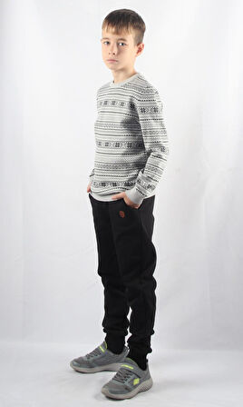 ALEXANDERGARDI BİSİKLET YAKA ÇOCUK TRİKO KAZAK (C23-7103)